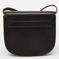 Saint Laurent Black Leather Small Kaia Shoulder Bag