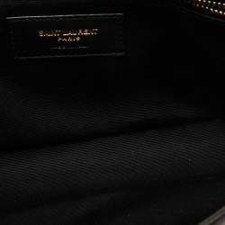 Saint Laurent Black Leather Small Kate Flap Shoulder Bag