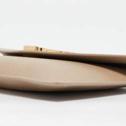 Saint Laurent Beige Leather Uptown Pouch