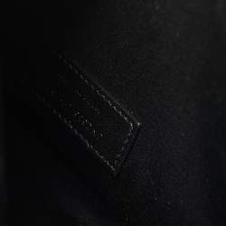 Pre Owned Saint Laurent Black Leather Uptown Pouch