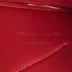 Saint Laurent Red Patent Leather Paloma Envelope Clutch