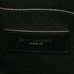 Pre Owned Saint Laurent Red Croc Embossed Leather Baby Classic Sac De Jour Tote