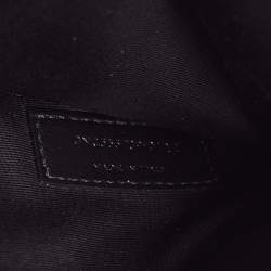 Pre Owned Saint Laurent Black Leather Uptown Pouch