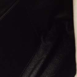 Pre Owned Saint Laurent Off White Leather Large Cassandre Envelope Pouch