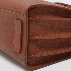 Pre Owned Saint Laurent Brown Leather Baby Classic Sac De Jour Tote