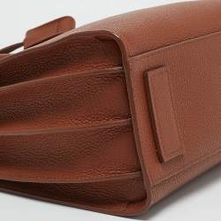 Pre Owned Saint Laurent Brown Leather Baby Classic Sac De Jour Tote