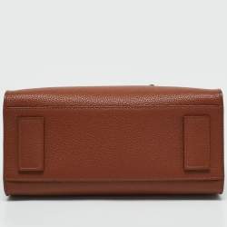 Pre Owned Saint Laurent Brown Leather Baby Classic Sac De Jour Tote