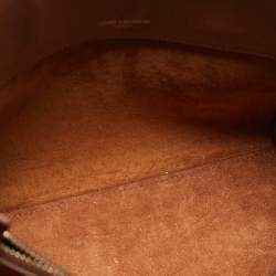 Pre Owned Saint Laurent Brown Leather Baby Classic Sac De Jour Tote