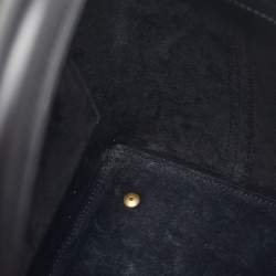 Pre Owned Saint Laurent Black Leather Small Le 37 Bucket Bag