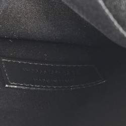 Saint Laurent Black Leather Uptown Pouch