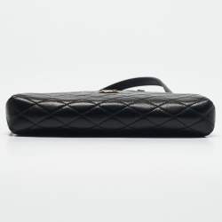 Saint Laurent Black Quilted Leather Gaby Crossbody Bag