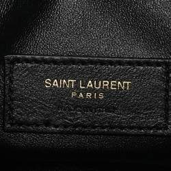 Saint Laurent Black Quilted Leather Gaby Crossbody Bag