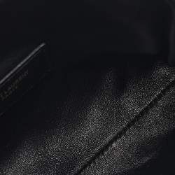 Saint Laurent Black Quilted Leather Gaby Crossbody Bag