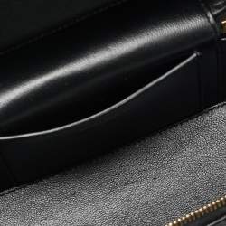 Pre Owned حقيبة سان لوران جابي فانتي جلد مبطن أسود