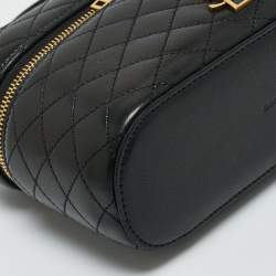 Pre Owned حقيبة سان لوران جابي فانتي جلد مبطن أسود