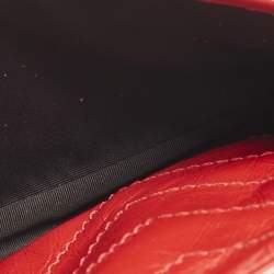 Pre Owned Saint Laurent Red Matelassé Leather Baby Niki Chain Shoulder Bag