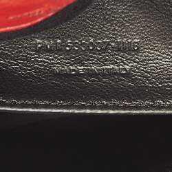 Pre Owned Saint Laurent Red Matelassé Leather Baby Niki Chain Shoulder Bag