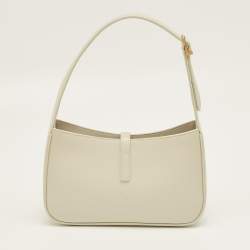 Pre Owned Saint Laurent Ivory Leather LE 5 À 7 Shoulder Bag