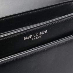 مملوكة مسبقًا Saint Laurent Paris Solferino Black Leather Shoulder Bag