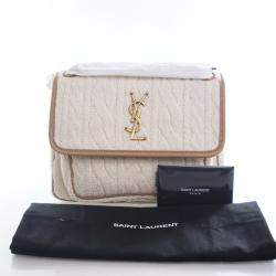 Pre Owned Saint Laurent Baby Knit Niki Bag