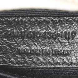 Pre Owned Saint Laurent Ivory Leather Round Crossbody Bag