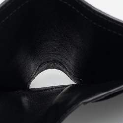 Pre Owned Saint Laurent Black Leather Bifold Wallet