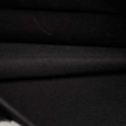 Pre Owned Saint Laurent Rive Gauche Large Black Canvas and Leather Tote