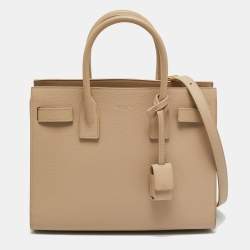مملوكة مسبقًا Saint Laurent Classic Sac De Jour Baby Beige Leather Tote