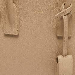 مملوكة مسبقًا Saint Laurent Classic Sac De Jour Baby Beige Leather Tote
