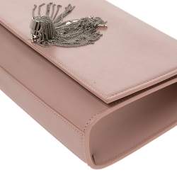 مملوكة مسبقًا Saint Laurent Pink Leather Medium Kate Tassel Shoulder Bag