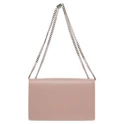 مملوكة م سبقًا Saint Laurent Pink Leather Medium Kate Tassel Shoulder Bag