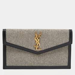 Yves Saint Laurent, Bags, Ysl Uptown Card Case Dark Beige