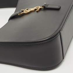 Pre Owned Saint Laurent Black Leather LE 5 À 7 Shoulder Bag