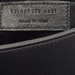 Pre Owned Saint Laurent Black Leather LE 5 À 7 Shoulder Bag