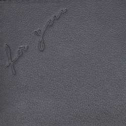 Pre Owned Saint Laurent Black Leather Pocket Mirror Case