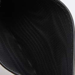 Pre Owned Saint Laurent Black Leather Pocket Mirror Case