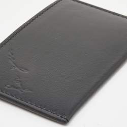 Pre Owned Saint Laurent Black Leather Pocket Mirror Case
