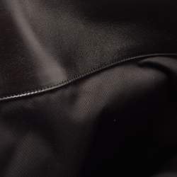 Pre Owned Saint Laurent Black Quilted Leather Maxi Icare Shopping Tote