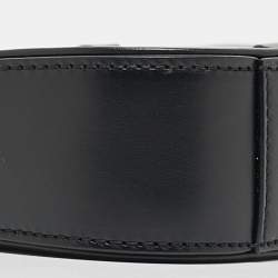 Pre Owned Saint Laurent Black Leather Mini LE 5 À 7 Shoulder Bag