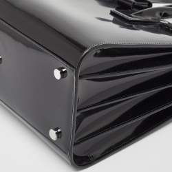 Pre Owned Saint Laurent Black Patent Leather Small Classic Sac De Jour Tote