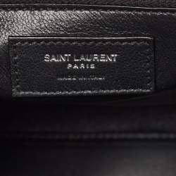 Pre Owned Saint Laurent Black Patent Leather Small Classic Sac De Jour Tote