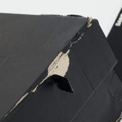 مملوكة مسبقًا حذاء كعب عالي سان لوران مقدمة مدببة كريستال مزين ساتان أسود تاور 110 مقاس 36