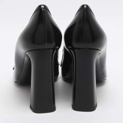 Pre Owned Saint Laurent Chloe 90 Tasseled Size 37 Black Leather Pumps