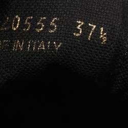 Pre Owned Saint Laurent White Leather Low Top Sneakers Size 37.5