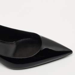 Pre Owned Saint Laurent Paris Black Patent Leather Anja Pumps Size 36
