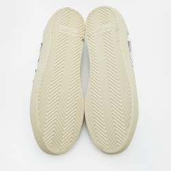Saint Laurent White Leather Star Court Classic Low Top Sneakers Size 39