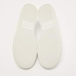Saint Laurent Paris White Leather Andy Sneakers Size 37.5