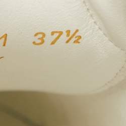 Saint Laurent Paris White Leather Andy Sneakers Size 37.5