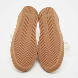 Pre Owned Saint Laurent White Leather Court Classic Sneakers Size 38