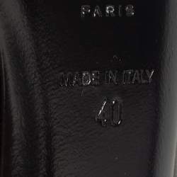 مملوكة مسبقًا Saint Laurent Black Leather Opyum Pumps Size 40